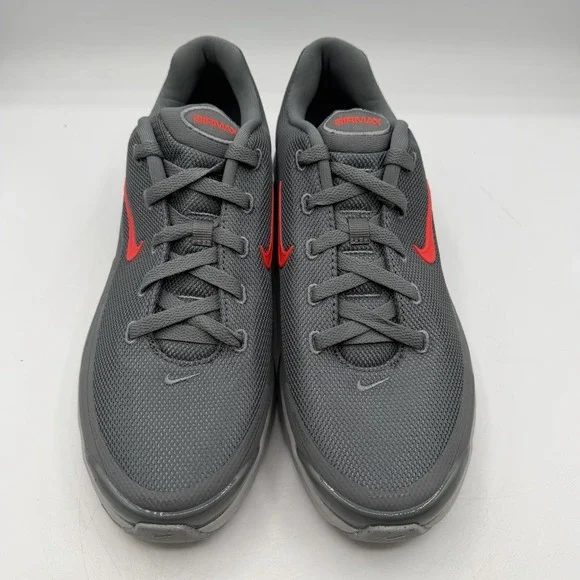 Nike Air Max Bia Running Shoes Mens Sz 9.5 Smoke Grey/Bright Crimson IF2624-002